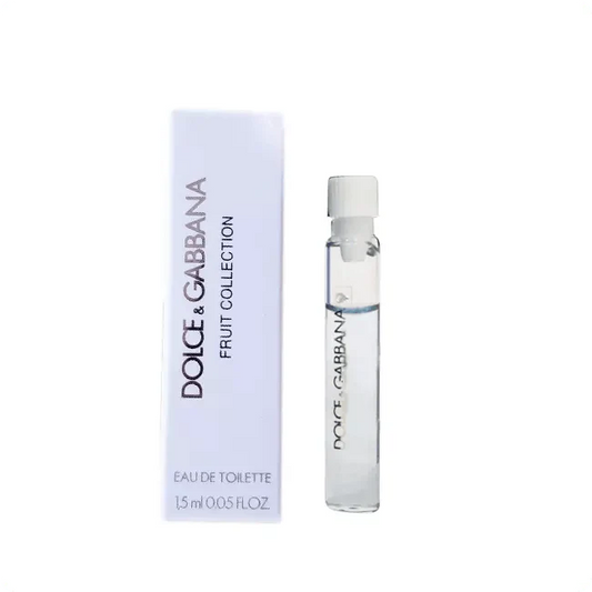 عينة عطر رسمية من مجموعة دولتشي آند غابانا فروت كوليكشن أورانج 1.5 مل 0.05 أونصة سائلة