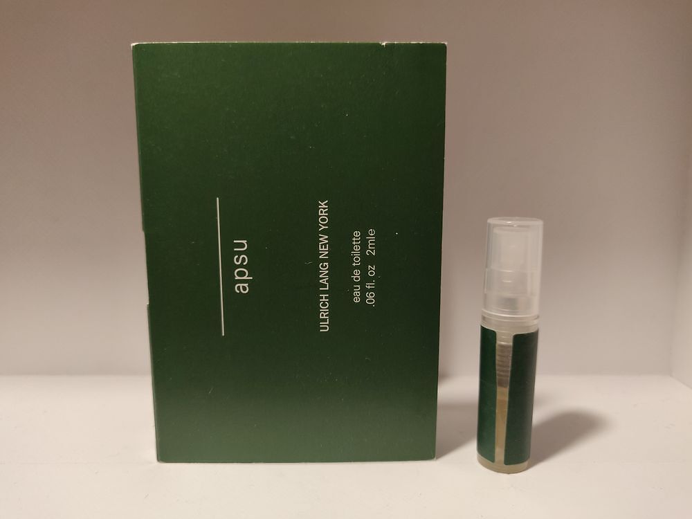 عينات عطر رسمية من Ulrich Lang Apsu بحجم 2 مل و0.06 أونصة سائلة