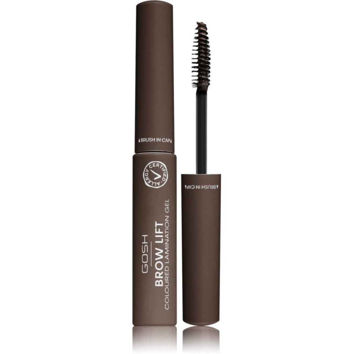 Gosh, Brow Lift, Lamination Effect, Eyebrow Gel, 001, Grey Brown, 3 ml