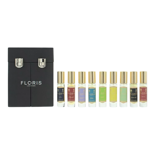 Set Floris Of London: A Rose For..., Eau De Parfum, Unisex, 10 ml + Honey Oud, Eau De Parfum, Unisex, 10 ml + Jermyn Street, Eau De Parfum, Unisex, 10 ml + Mulberry Fig, Eau De Parfum, Unisex, 10 ml + Neroli Voyage, Eau De Parfum, Unisex, 10 ml +…