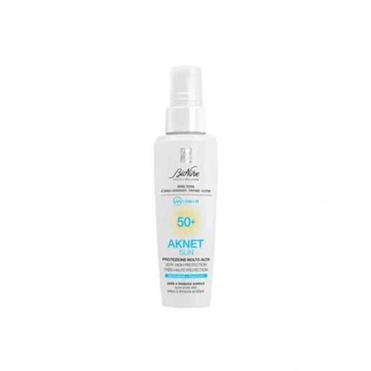 BioNike, Aknet, Anti-Acne, Before Sun Exposure, Local Treatment Lotion, For Acne & For Blemishes, For Face, 50 ml