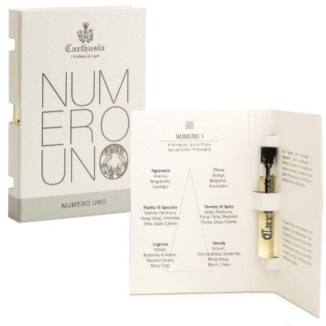 Carthusia Numero Uno 2ml 0.06 أوقية عينة العطر الرسمية