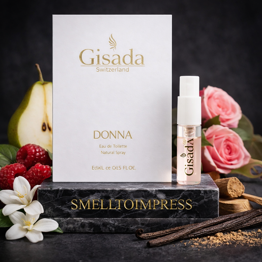 stylish image of Gisada Donna 1.5ML 0.05 fl. oz. official perfume sample