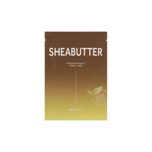 Barulab, The Clean Vegan, Shea Butter, Nourishing, Sheet Mask, For Face, 23 g
