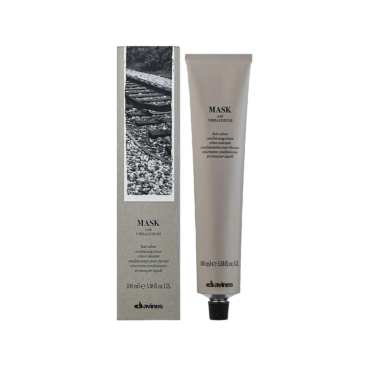 Davines, Mask With Vibrachrom, Permanent Hair Dye, 5.43 , 100 ml