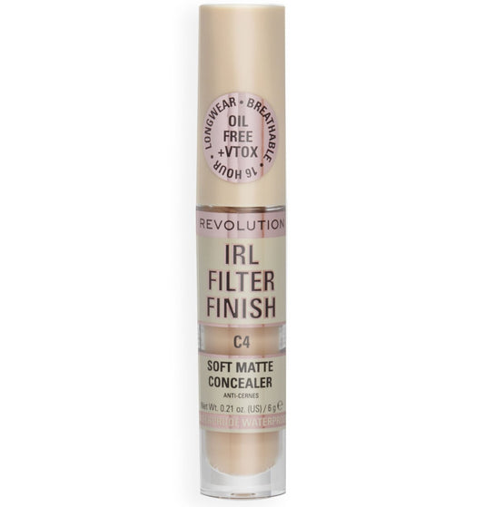 Makeup Revolution, IRL Filter Finish, Cover Dark Spots, Cream Concealer, C4, 6 g