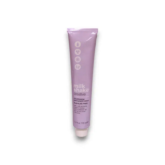 Milk Shake, Creative, SLS/SLES-Free, Permanent Hair Dye, 7.137AG Ash Gold Medium Blond, 100 ml