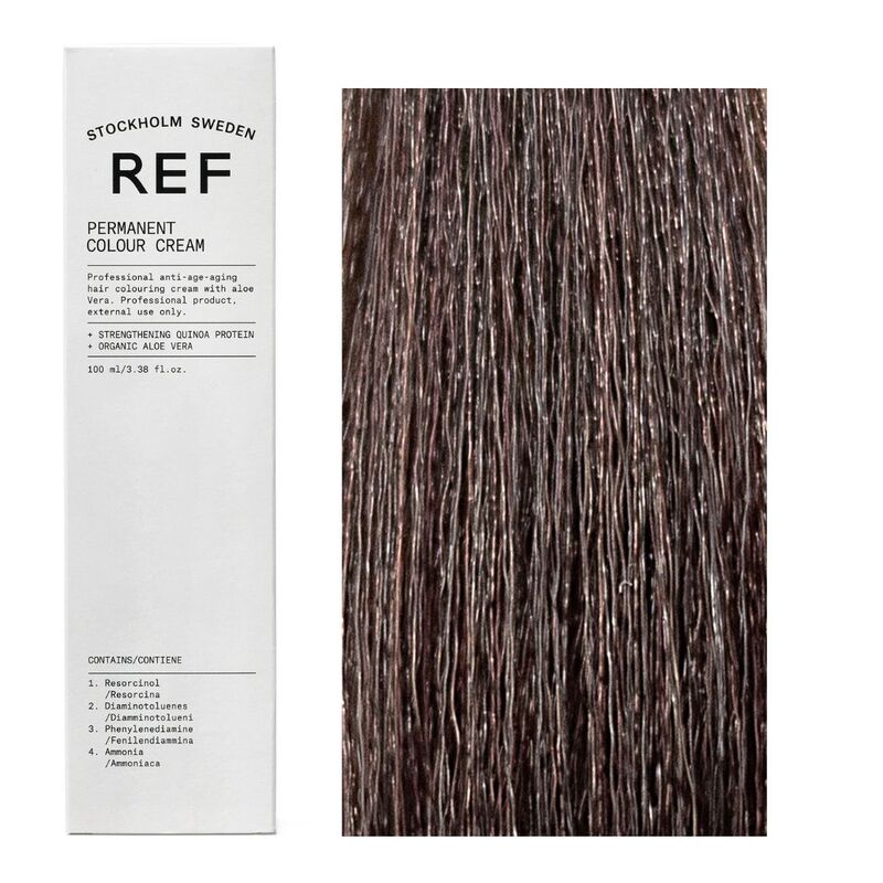 Ref Stockholm, Permanent Colour, Vegan, Permanent Hair Dye, 4.4 Copper Brown, 100 ml